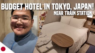 TOKYO VLOG • Budget Hotel in Tokyo near Train Station  Ivan de Guzman [upl. by Euqinahc]