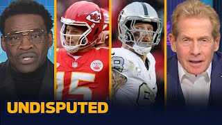 Raiders upset Patrick Mahomes Chiefs at Arrowhead Stadium on Christmas Day  NFL  UNDISPUTED [upl. by Asiluj]