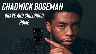 Famous Graves Chadwick Boseman  Where is the Black Panther Star REALLY Buried Plus Childhood Home [upl. by Desiri]