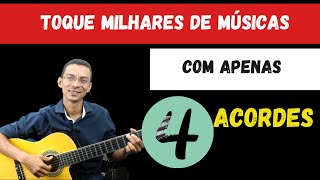 A sequência de acordes mais usada do mundo TOQUE MILHARES MÚSICAS aula de violão [upl. by Attenal485]