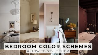 12 Bedroom Colour Schemes amp How To Choose The Perfect Palette For Your Bedroom [upl. by Vivia]