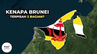 Kenapa Wilayah Brunei Terpisah Menjadi 2 Bagian [upl. by Eiramasil]