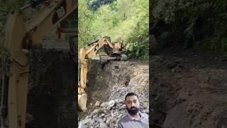 Excavator too Narrow Road Passing Process excavator automobile machineryinnovations shorts diy [upl. by Airym]