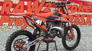 Project Pro Circuit KTM 125SX 2 Stroke RAW  Dirt Bike Magazine [upl. by Sammer225]