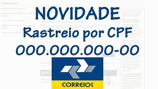 Como Rastrear Encomendas por CPF Correios [upl. by Danete]