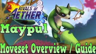 Rivals Of Aether Maypul Character Moveset Overview  Guide And Tutorial [upl. by Vola]