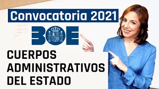 Oposiciones Auxiliar Administrativo del Estado y Administrativo Convocatoria 2021 [upl. by Karoly988]