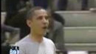 Barack Obama plays hoops [upl. by Tomi]