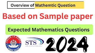 Expected mathematics questions  Sindh police Constable  based on sample paper math Questions  sts [upl. by Krusche724]