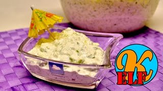 Tzatziki selber machen  Griechischer Gurkensalat  Beilage  Grillen  KanalELF Rezept 75 [upl. by Mcilroy]