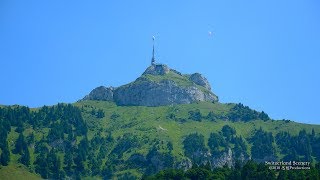 4K Hoher Kasten Bahn Appenzell SWITZERLND アルプス山脈 [upl. by Ylam144]