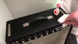 Cleaning up a dirty amp with Kirkland baby wipes [upl. by Pride]