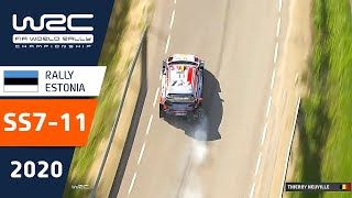 WRC  Rally Estonia 2020 HIGHLIGHTS Stages 711 [upl. by Loos171]