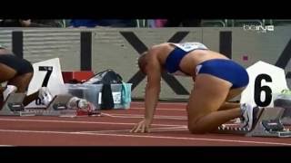 Dafne Schippers blazes 2193 wins 2016 Bislett Games womens 200m [upl. by Aikahs]