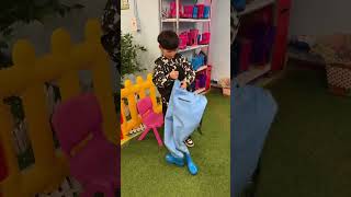 Taking My Son To Play In The Water In Kindergarten funny cute toys baby vlog [upl. by Onahpets]