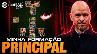 MINHA FORMAÇÃO PRINCIPAL 😍 no Efootball 2024 Mobile [upl. by Baskett660]