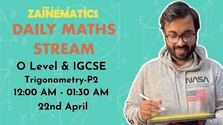 O LEVELS TRIGONOMETRY P2 PRACTICE MARATHON [upl. by Rennat]