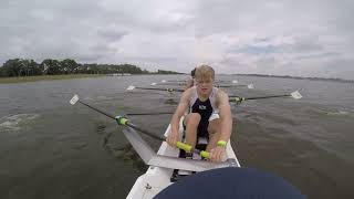 US Rowing Youth National Championships Mens Lightweight 8 Rep 1  Bainbridge Island [upl. by Woll]