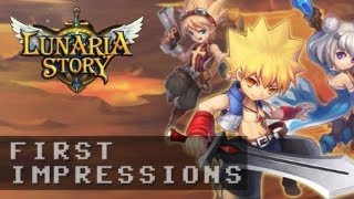 Lunaria Story Gameplay  First Impressions HD [upl. by Bigod]