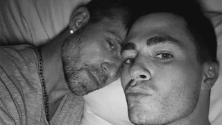 Meet Arrow Star Colton Haynes New Boo [upl. by Engel]