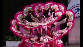 Korean traditional dance Buchaechum 부채춤 [upl. by Nido]