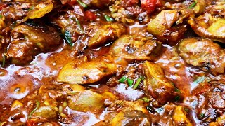 Spicy Chicken Gizzards amp Liver Fry  Tasty Indian Food [upl. by Atteuqahs]