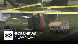 Deadly shooting near NYC migrant shelter [upl. by Amitaf698]