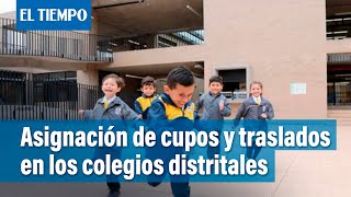 Llamado para que revisen la asignación de cupos y traslados en los colegios  El Tiempo [upl. by Cirle336]