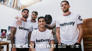 The West Ham Way  West Ham Uniteds new 202324 Away Kit [upl. by Sivie]