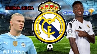 El REAL MADRID sueña con la DÉCIMA SEXTA 🏆 después de ganar 20 al MANCHESTER CITY championsleague [upl. by Filberte820]