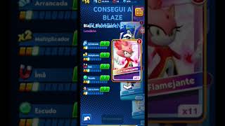 Consegui a blaze Flamejante no sonic dash [upl. by Nealson]