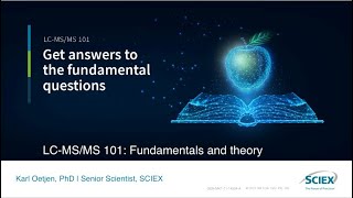 Mastering LCMSMS Essential Fundamentals and Theory with SCIEX LCMSMS 101 [upl. by Nnylireg413]