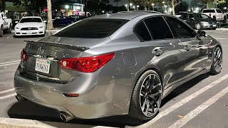 INFINITI Q50 BUDGET EXHAUST SET UPSOUNDS SO GOOD [upl. by Odnuges]