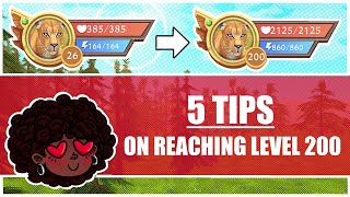 Reach Level 200 FAST With These 5 TIPS  WildCraft [upl. by Hsitirb]