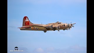 Large Scale B17 Flying Fortress Bomber Wingspan Models  Top Gun Invitational 2018 [upl. by Zinck615]