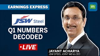 LIVE  JSW Steel Joint MD amp CEO Jayant Acharya Talks About Q1FY24 Result [upl. by Dnomaid]