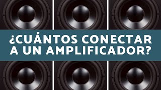 ¿Cuántos altavoces se pueden conectar a un canal de amplificación [upl. by Myrtie]