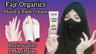 Fajr Organics Hand amp Foot Whitening Cream  Honest Review By Minibeboominivlog [upl. by Bigford]