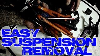 Traxxas EREVO RC car Easy suspension removalfront diff repairpart1 [upl. by Anoli176]