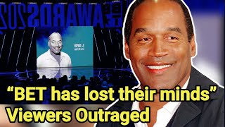 OJ Simpson Honoured At BET Awards Caused Viewers Outrage  Nicole Brown Simpson  OJ Simpson [upl. by Aihsel]