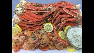 Oven Baked Crab Legs and Shrimp [upl. by Heti]