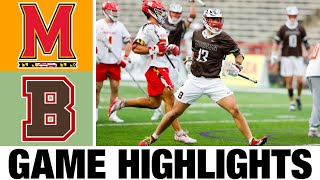 7 Maryland vs Brown Lacrosse Highlights  2024 College Lacrosse  NCAA Lacrosse [upl. by Sheryl]