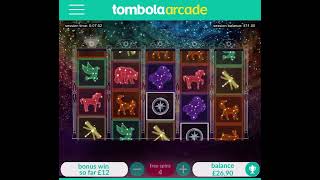 Tombola Cosmos and Phoenix spins and bonus rounds [upl. by Ambur]