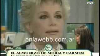 Moria y Carmen se pelean en lo de Mirtha [upl. by Levan828]