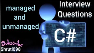 managed and unmanaged code in C  shruti098 [upl. by Ecnarepmet457]