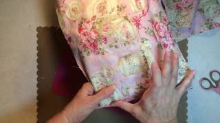 Glue Gun Chronicles Shabby Chic Lace Canvas Tool Bag DIY Tutorial amp Give Away [upl. by Aisatnaf]