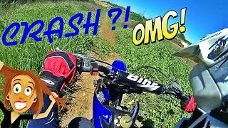 MA COPINE SE CRASH EN MOTO [upl. by Talley843]