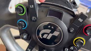 Comparing Fanatec DD PRO PS5 with Thrustmaster TGT II Gran Turismo racing wheel [upl. by Llyrehc]