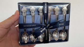 New Rolex Bucherer Lucerne set of 6 spoons [upl. by Sanoy]