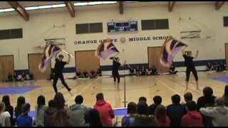 Counting Stars Colorguard Routine [upl. by Ruthann494]